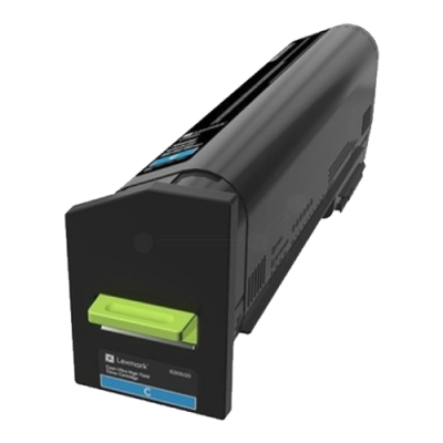 Lexmark CS820 Cyan Cartucho de Toner Original - 72K2XC0/72K2XCE