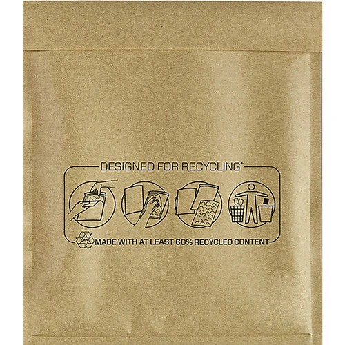 Fellowes Bankers Box Pack de 100 Bolsas de Burbujas Acolchadas - Medidas Internas 220x260mm - Burbujas Internas para Amortiguacion - Tira Autoadhesiva para Cierre