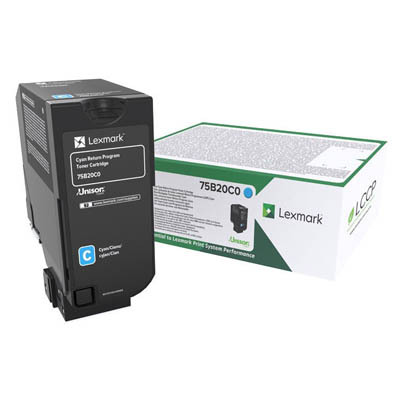 Lexmark CS727/CS728/CX727 Cyan Cartucho de Toner Original - 75B20C0