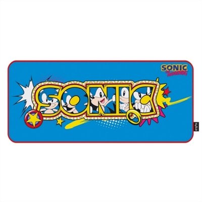 Energy Sistem Raton Gaming Pad ESG Sonic Classic - Tamaño XXL - Base de Goma Antideslizante - Color Azul