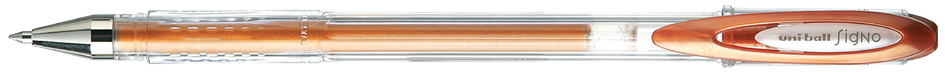 Uni-ball Noble Metal UM-120NM Boligrafo de Tinta Gel Signo - Punta de Bola 0.8mm - Tinta Resistente al Agua y Luz - Escribe en Papel Negro y Blanco - Color Plata