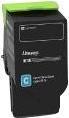 Lexmark CS421/CS521/CS622/CX421/CX522/CX622/CX625 Cyan Cartucho de Toner Original - 78C20C0