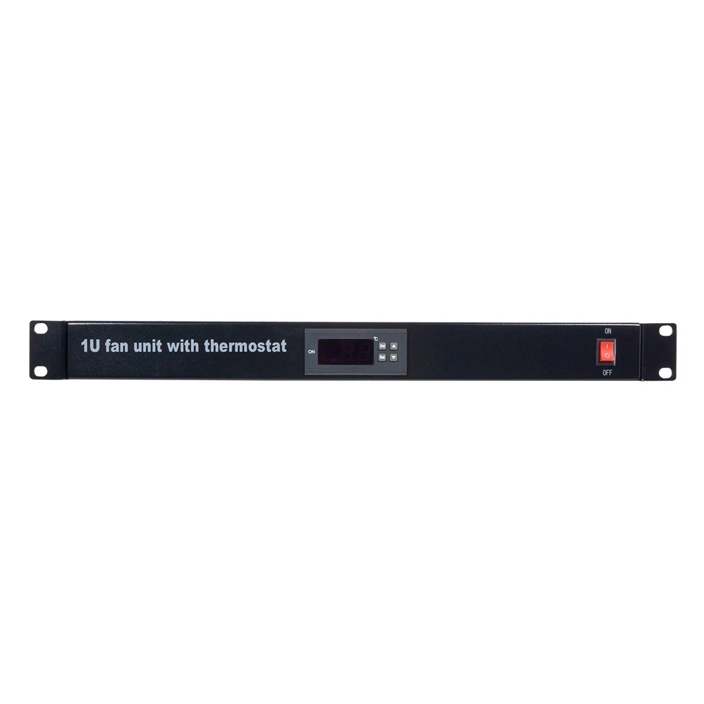Aiten Data Termostato para Armario con 4 Ventiladores 1U