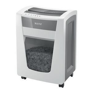 Leitz Office PRO P5 Destructora de Papel - Inteligente, Silenciosa y Segura - Destruye 15 Hojas - Papelera de 30 L - Micro Corte Nivel de Seguridad Din P5 - Funcionamiento Super Silencioso