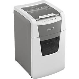 Leitz IQ 150 Autofeed P4 Destructora Automatica de Papel Corte en Particulas P-4 - Autoalimentacion 150 Hojas, Manual 8 Hojas - Papelera de 44L - Color Blanco