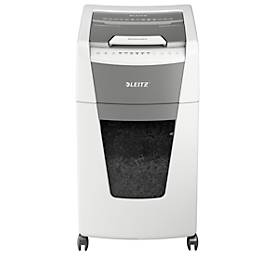 Leitz IQ 300 Autofeed P4 Destructora Automatica de Papel Corte en Particulas P-4 - Autoalimentacion 300 Hojas, Manual 10 Hojas - Papelera de 60L - Color Blanco
