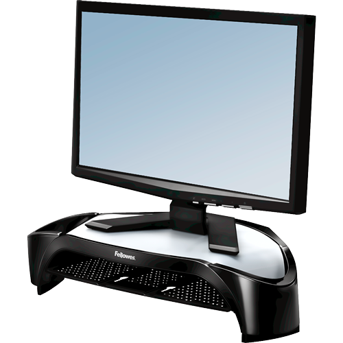 Fellowes Smart Suites Soporte para Monitor - 3 Alturas Ajustables - Incluye Bandeja Portadocumentos - Peso Max 10kg