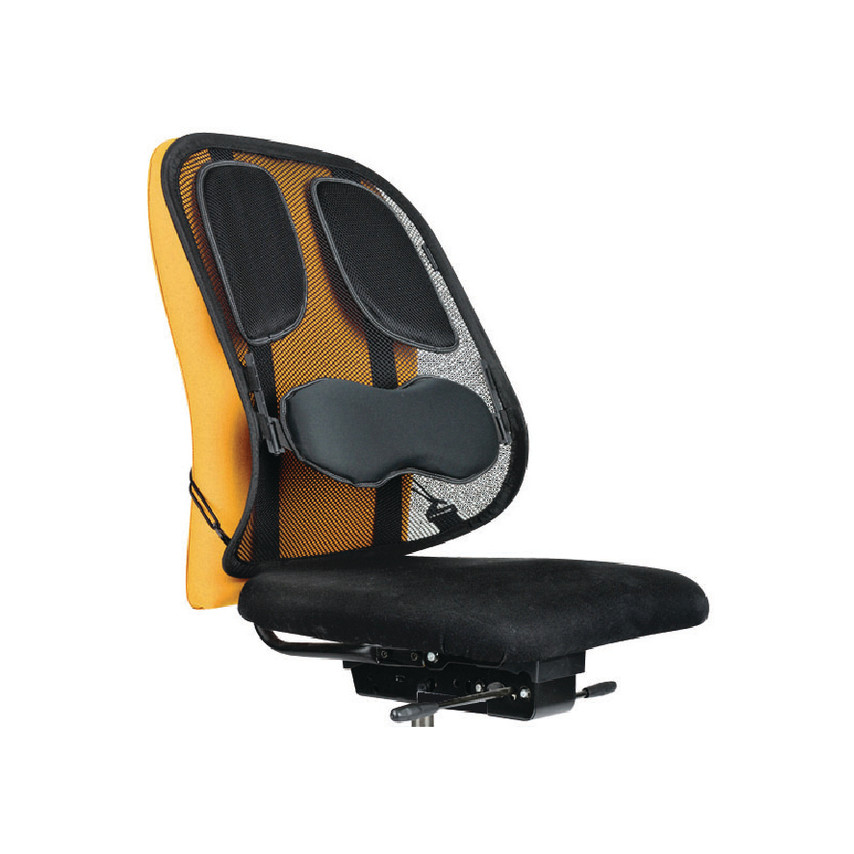 Fellowes Mesh Professional Series Suites Cojin Lumbar - Material de Malla - Sistema Triple Tensor - Color Grafito