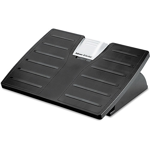 Fellowes Office Suites Reposapies Ajustable con Microban - 3 Ajustes de Altura - Tamaño de 444x333mm - Rango de Inclinación hasta 30° Aprox