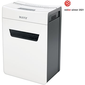 Leitz IQ Protect Premium 6M Destructora de Papel Manual Micro Corte P-5 - Destruye hasta 7 Hojas a la Vez - Ultrasilenciosa - Papelera de 18L - Color Blanco/Gris