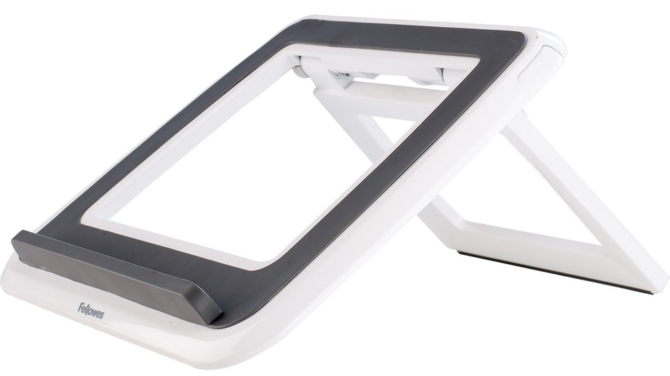 Fellowes Spire Series Soporte Elevador para Portatil - Ajustable en 7 Angulos - Tope Frontal - Plegable - Hasta 17 Pulgadas y 4kg