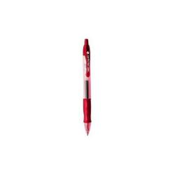 Bic Gel-ocity Original Boligrafo de Tinta Gel Retractil - Punta Media de 0.7mm - Recargable - Grip de Goma - Clip de Plastico - Color Rojo