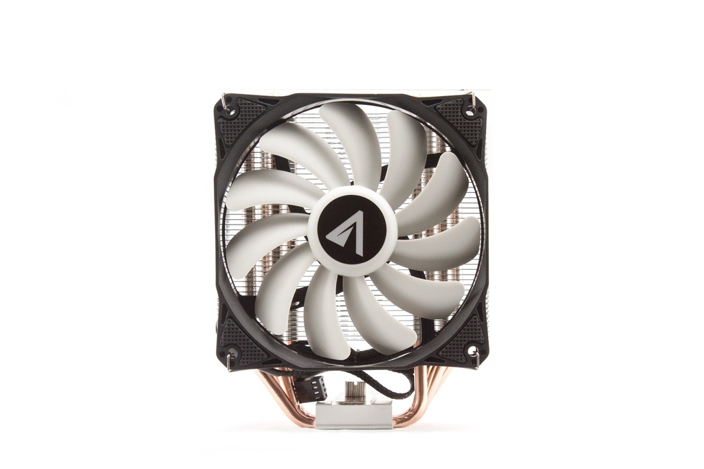 Abysm Snow IV Ventilador CPU 120mm con Disipador 4 Heatpipes - Velocidad Max. 1400rpm - Color Blanco