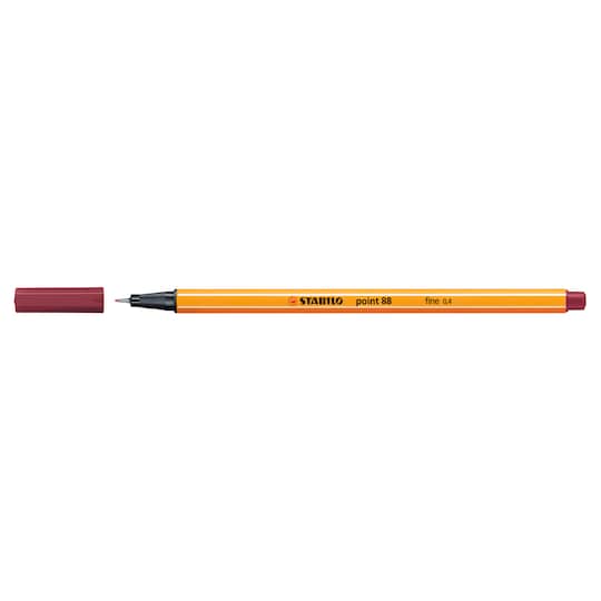 Stabilo Point 88 Rotulador de Punta Fina de Fibra - Trazo de 0.4 mm - Tinta con Base de Agua - Color Purpura