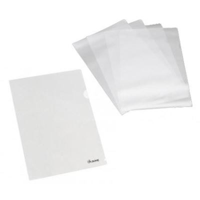 Dohe Caja de 100 Dossiers Uñero Basic 100 Micras - Tamaño Folio - Transparente