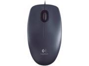 Logitech M90 Raton USB 1000dpi - 3 Botones - Uso Ambidiestro - Color Negro