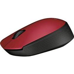 Logitech M171 Raton Inalambrico 1000dpi - 3 Botones - Uso Ambidiestro - Color Rojo