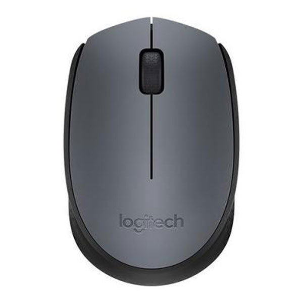 Logitech M170 Raton Inalambrico 1000dpi - 3 Botones - Uso Ambidiestro - Color Gris/Negro