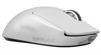 Logitech Pro X Superlight Raton Inalambrico USB 25400dpi - 4 Botones - Recargable - Super Ligero - Tecnologia Lightspeed - Uso Diestro - Color Blanco