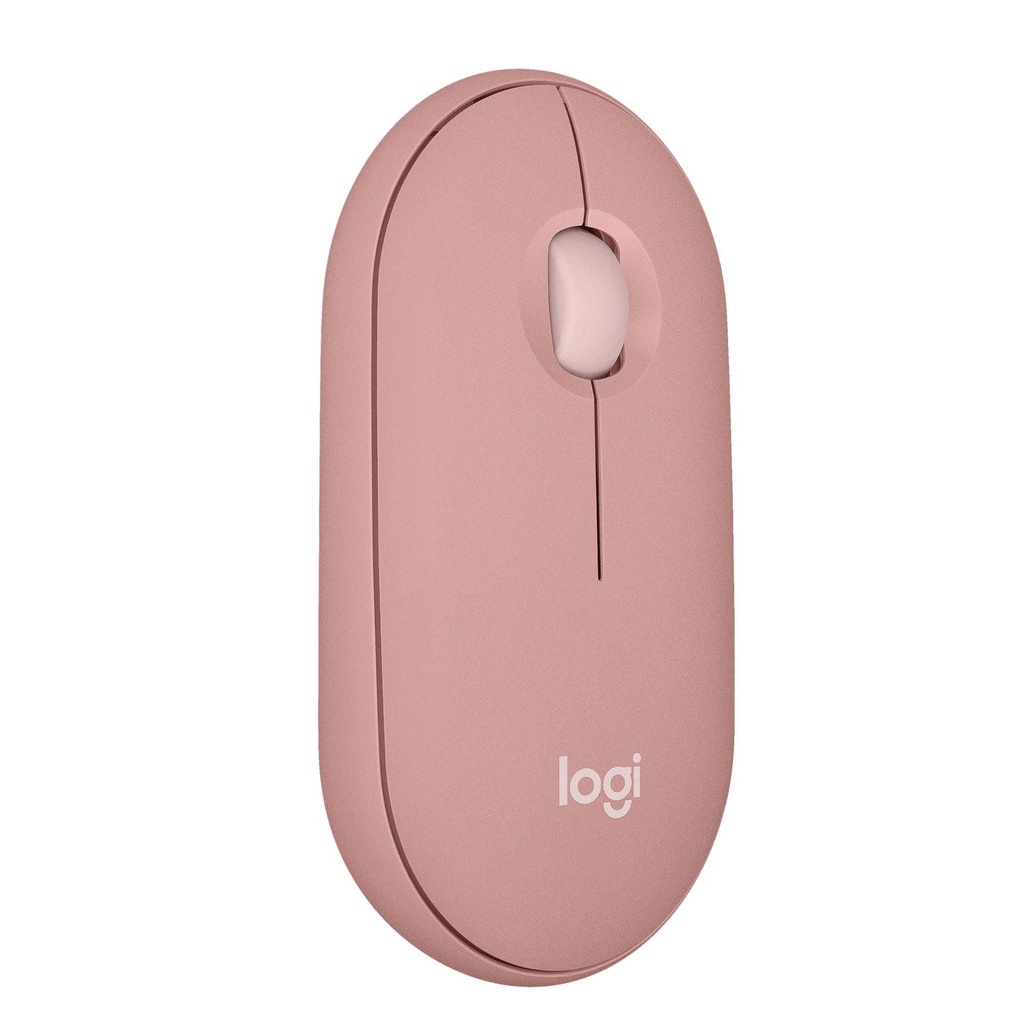 Logitech Pebble Mouse 2 M350s Raton Inalambrico USB 1000dpi - Multidispositivo - Uso Ambidiestro - Color Rosado