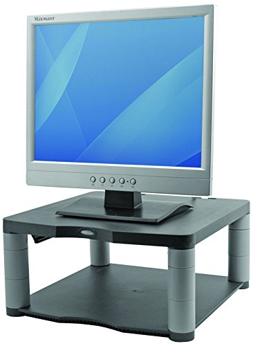 Fellowes Soporte para Monitor Premium - Ajustable en 5 Alturas - Hasta 36kg - Color Grafito