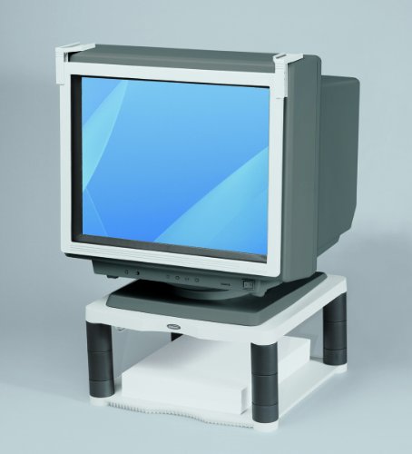 Fellowes Soporte para Monitor Premium - Ajustable en 5 Alturas - Hasta 36kg - Color Gris