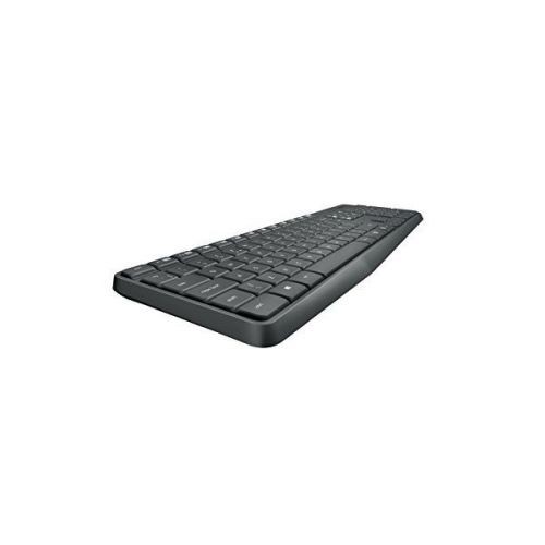 Logitech MK235 Pack Inalambrico Teclado + Raton 3 Botones - Uso Ambidiestro - Color Negro