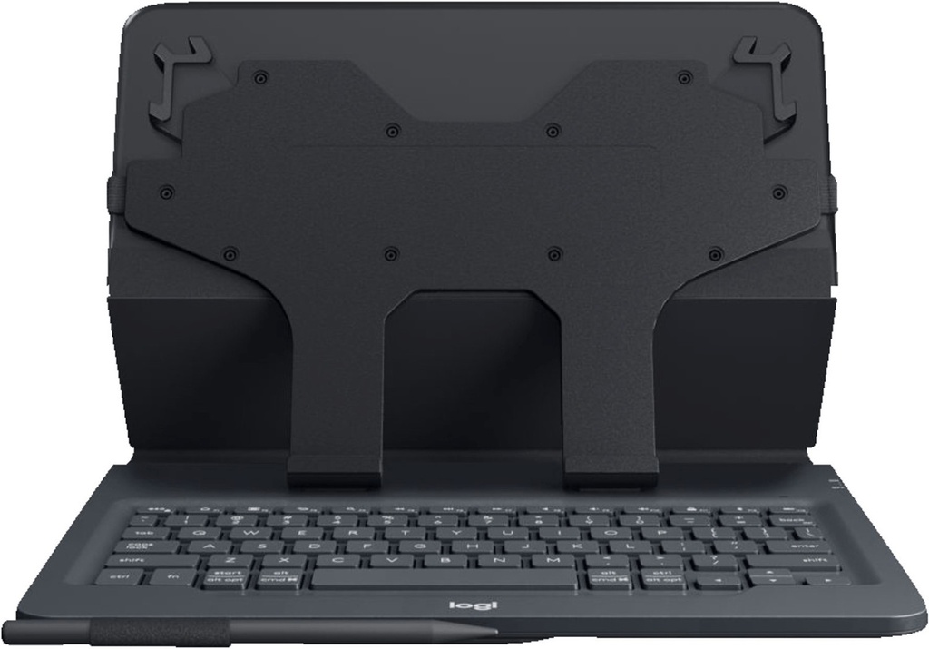 Logitech Universal Folio Funda con Teclado Inalambrico para Tablets de 9" a 10" - Bluetooth 3.0 - Color Negro