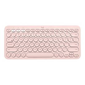 Logitech K380 Teclado Inalambrico Bluetooth - Hasta 3 Dispositivos Simultaneamente - Color Rosa