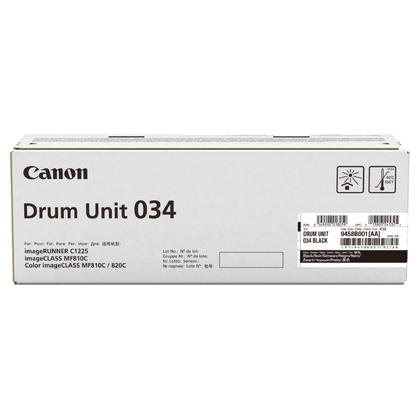 Canon 034 Negro Tambor de Imagen Original - 9458B001 (Drum)