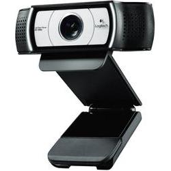 Logitech C930e Webcam HD 1080p - USB 2.0 - Microfonos Integrados - Enfoque Automatico - Angulo de Vision 90º - Color Negro/Plata