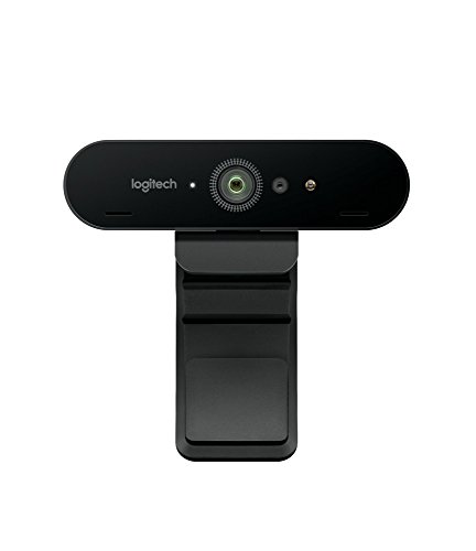 Logitech Brio Webcam 4K Ultra HD - HDR - Grabacion 4K - Zoom Digital 5X - Color Negro