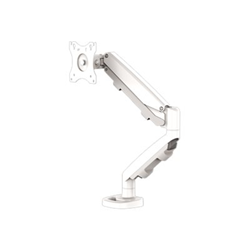 Fellowes Eppa Brazo para Monitor Individual - Hasta 39" y 8kg - Ajuste con Muelle de Gas - Color Blanco