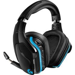 Logitech G935 Auriculares Gaming Inalambricos DTS 7.1 LightSync con Microfono - Iluminacion RGB - Autonomia hasta 12h - Microfono Plegable - Diadema Ajustable - Almohadillas Acolchadas - Controles en Auricular - Color Negro