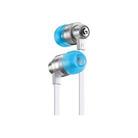 Logitech G333 Auriculares Gaming con Microfono - Adaptador USB-C - Multiplataforma - Altavoces Dinamicos - Jack 3.5mm - Color Negro/Azul