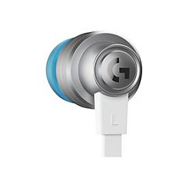 Logitech G333 Auriculares Gaming con Microfono - Adaptador USB-C - Multiplataforma - Altavoces Dinamicos - Jack 3.5mm - Color Blanco/Violeta