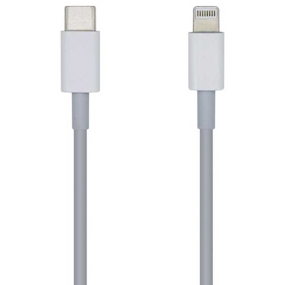 Aisens Cable Lightning a USB-C USB 2.0 - Lightning/M-USB-C/M - 2.0m - Color Blanco
