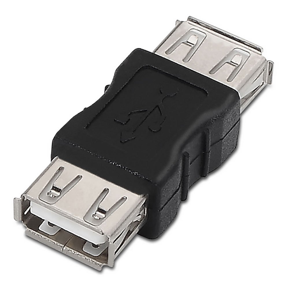 Aisens Adaptador USB 2.0 - Tipo A Hembra-A Hembra para Unir Dos Cables de USB - Color Negro