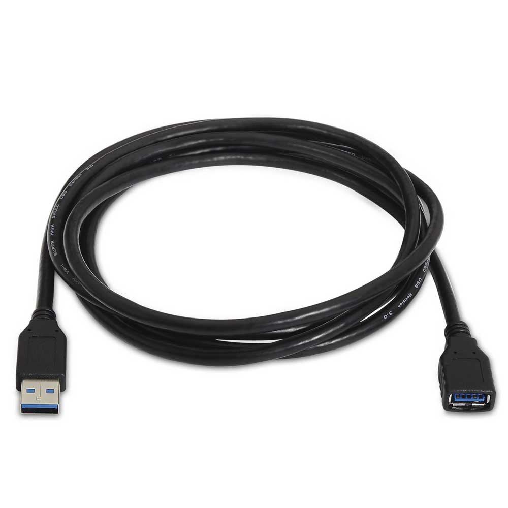 Aisens Cable Extension USB 3.0 - Tipo A Macho a A Hembra - 1.0m - Color Negro