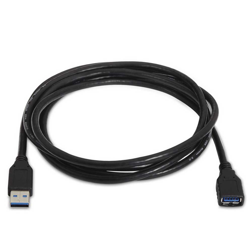 Aisens Cable Extension USB 3.0 - Tipo A Macho a A Hembra - 2.0m - Color Negro