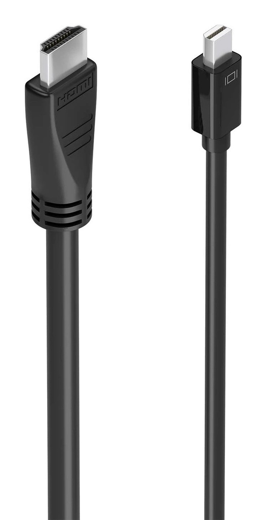Aisens Cable Conversor MINI DP a HDMI 4K@60HZ - MINI DP/M-HDMI/M - 5.0m - Color Negro