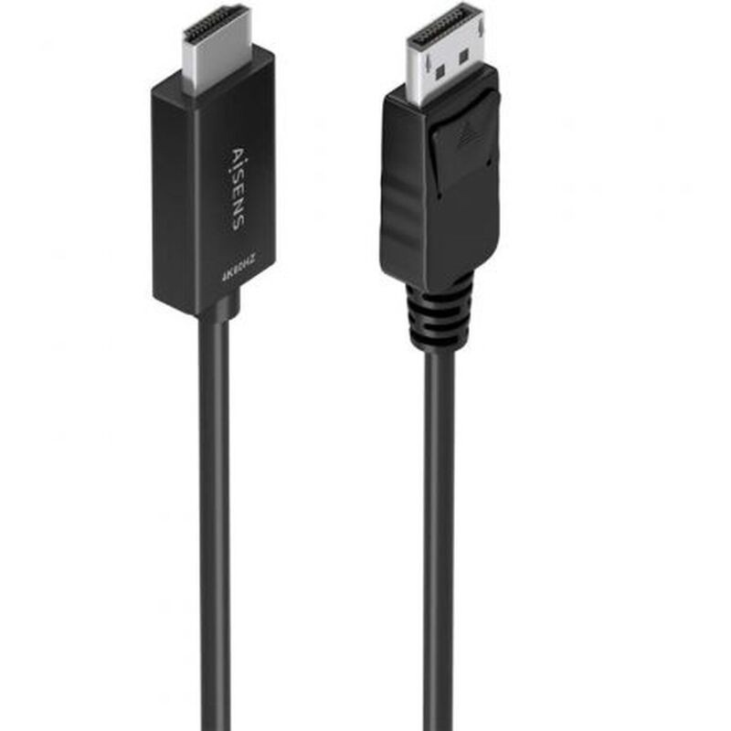 Aisens Cable Conversor DISPLAYPORT a HDMI 4K@60HZ - DP/M-HDMI/M - 3.0m - Color Negro