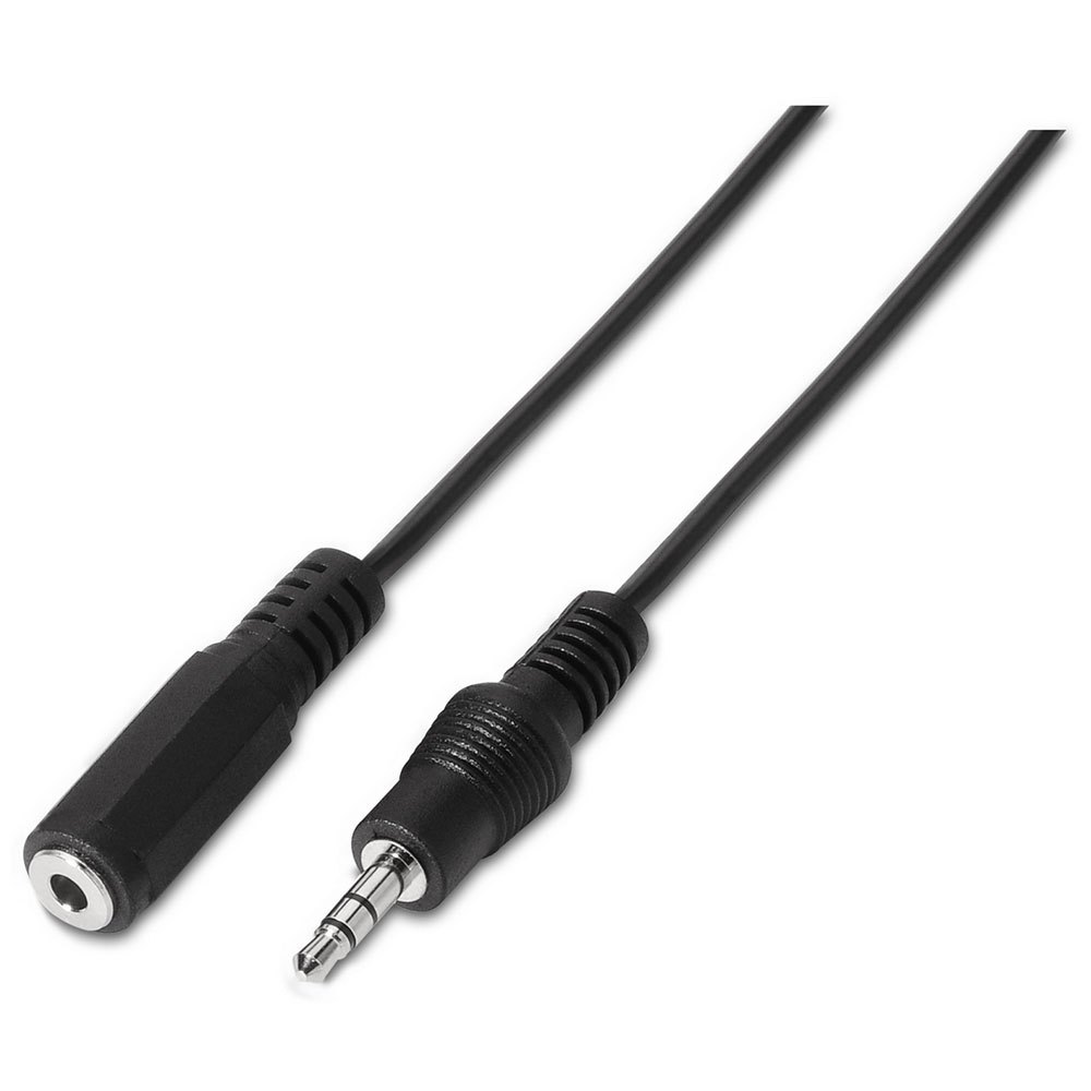 Aisens Cable Audio Estereo - JACK 3.5/M-JACK 3.5/H - 1.5m - Color Negro