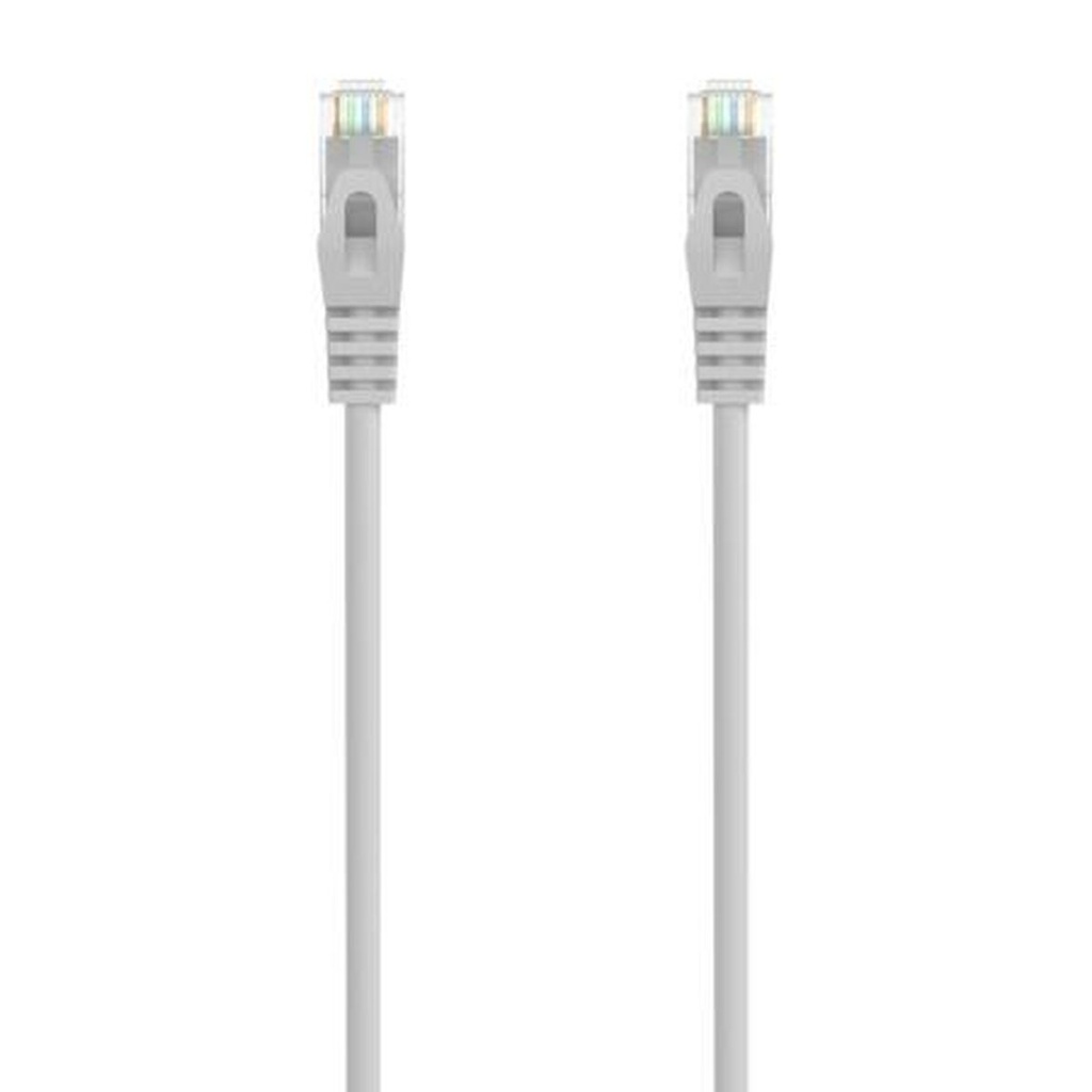 Aisens Cable de Red Latiguillo RJ45 LSZH Cat.6A 500 MHZ UTP AWG24 - 20m - Libre de Halogenos - 10 Gigabit/s - Color Gris