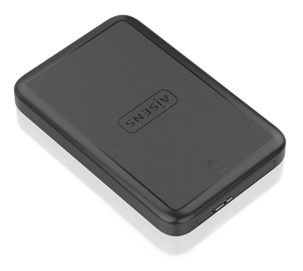 Aisens Caja Externa 2,5" ASE-2519B 9.5mm SATA a USB 3.0/USB3.1 GEN1 - Color Negro