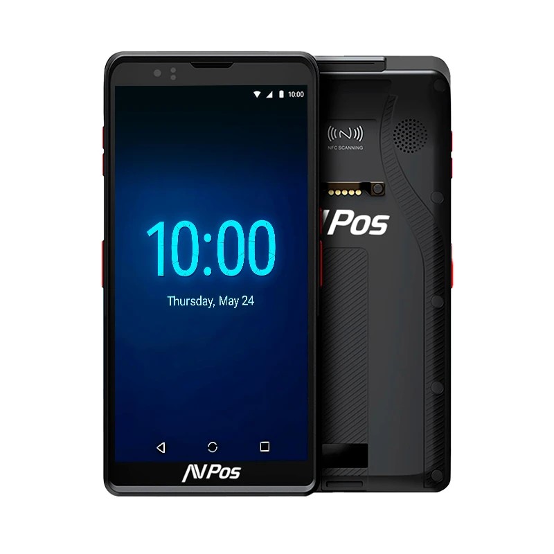 AVPos Capturador PDA DC60 6" OctaCore - 4GB - 64GB - WIFI BT NFC 4G  - 5000mAh - Escaner de Codigos de Barras 2D - Funda Rugerizada
