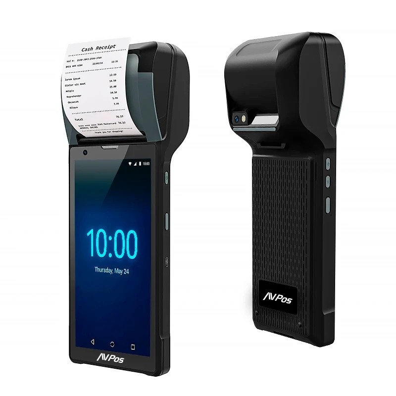 AVPos Capturador PDA Impresora TC600 6" OctaCore - 4GB - 128GB - WIFI BT NFC 4G  - 2800mAh - Escaner de Codigos de Barras 2D