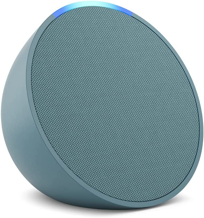 Amazon Echo Pop 1ª Gen Altavoz Inteligente WiFi Bluetooth - Compatibilidad con Smart Home - Alexa Integrado - Control de Voz Manos Libres - Altavoz de 49.5mm - Color Verde Azulado
