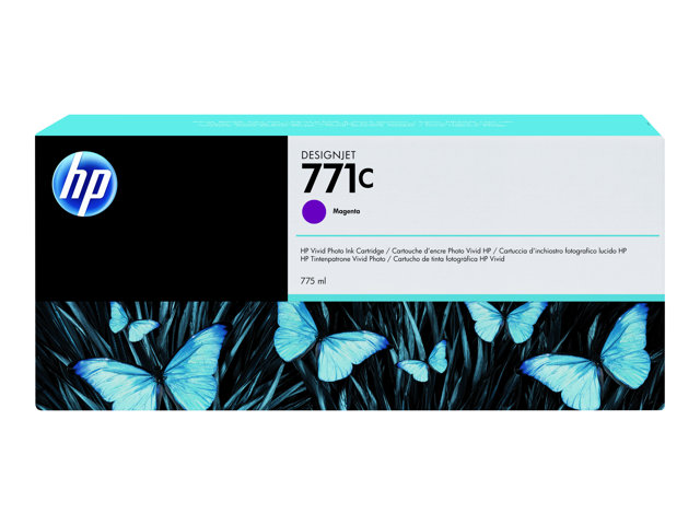 HP 771C Rojo Cromatico Cartucho de Tinta Original - B6Y08A