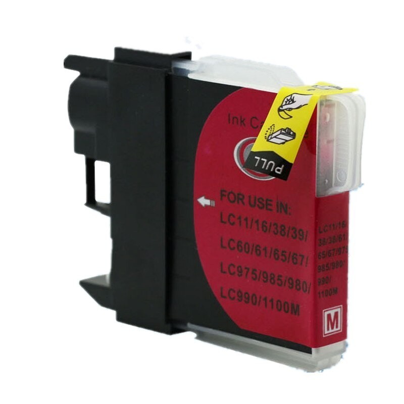 Brother LC980XL/LC1100XL/LC985XL Magenta Cartucho de Tinta Generico - Reemplaza LC980M/LC1100M/LC985M